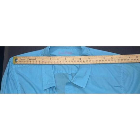 Lilly Pulitzer Preppy Designer Cotton Minimalist Quiet Luxury Blouse Medium - Picture 9 of 15